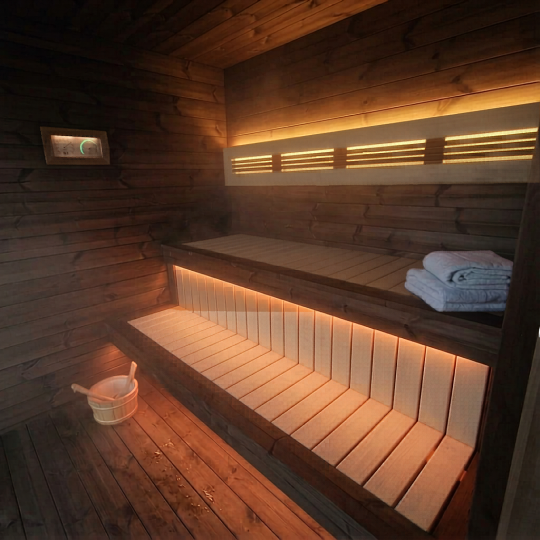 sauna interier